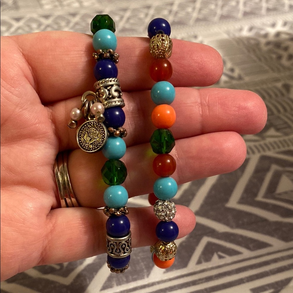 Colorful Beaded Bracelet Set